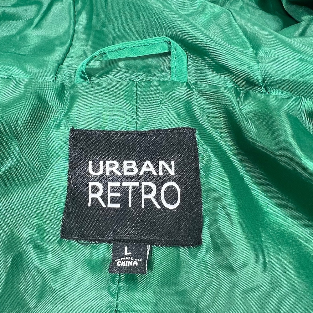 Unban RETRO color block hooded jacket  sz L